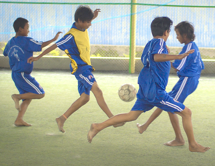 Empowering street children through sports